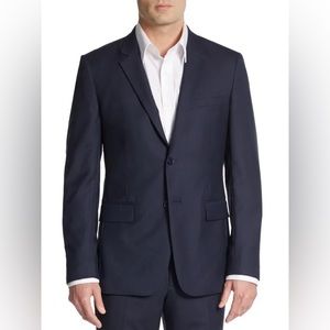 Theory Dark Navy Wool Blazer - 42L